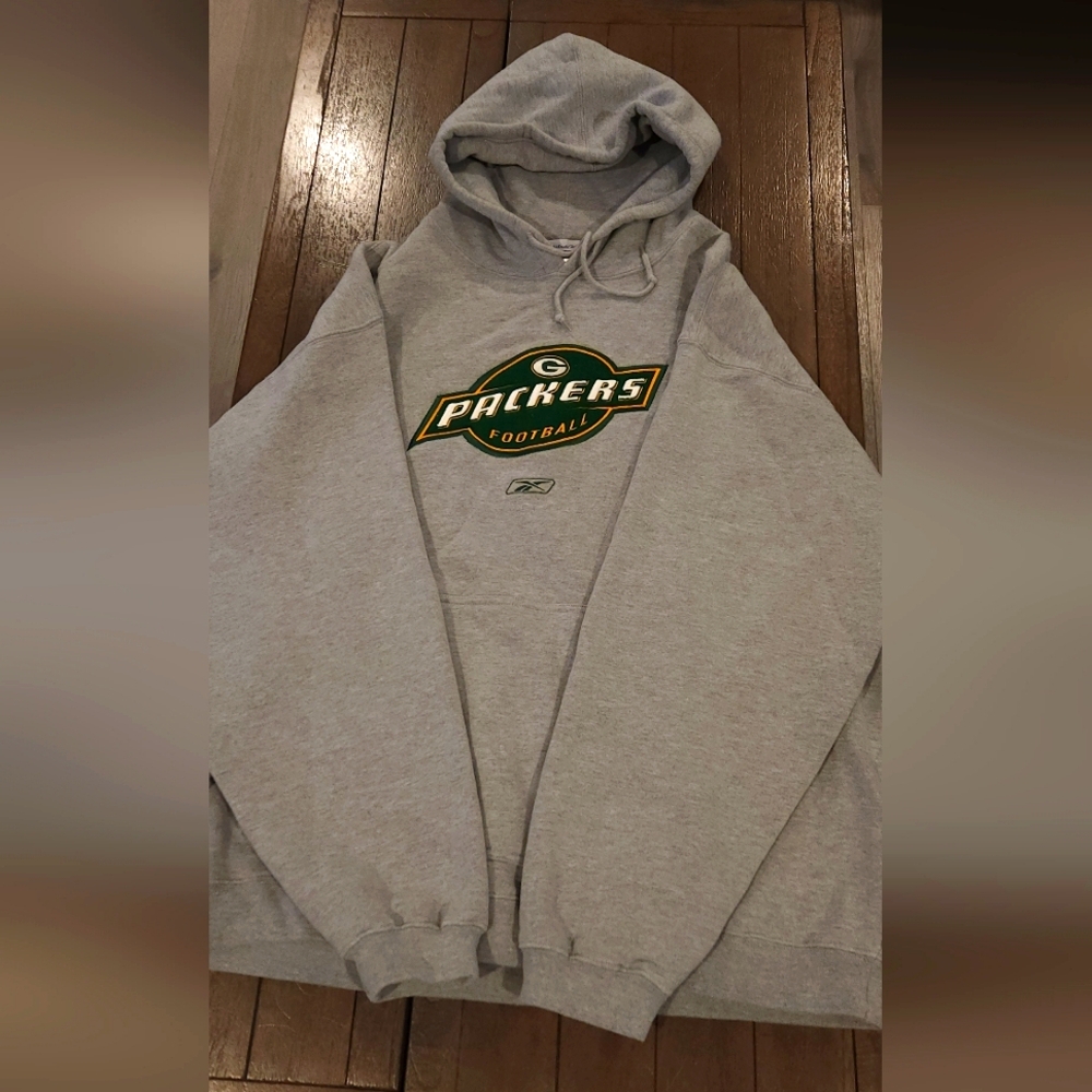 Reebok Green Bay Packer Hoodie 2XL